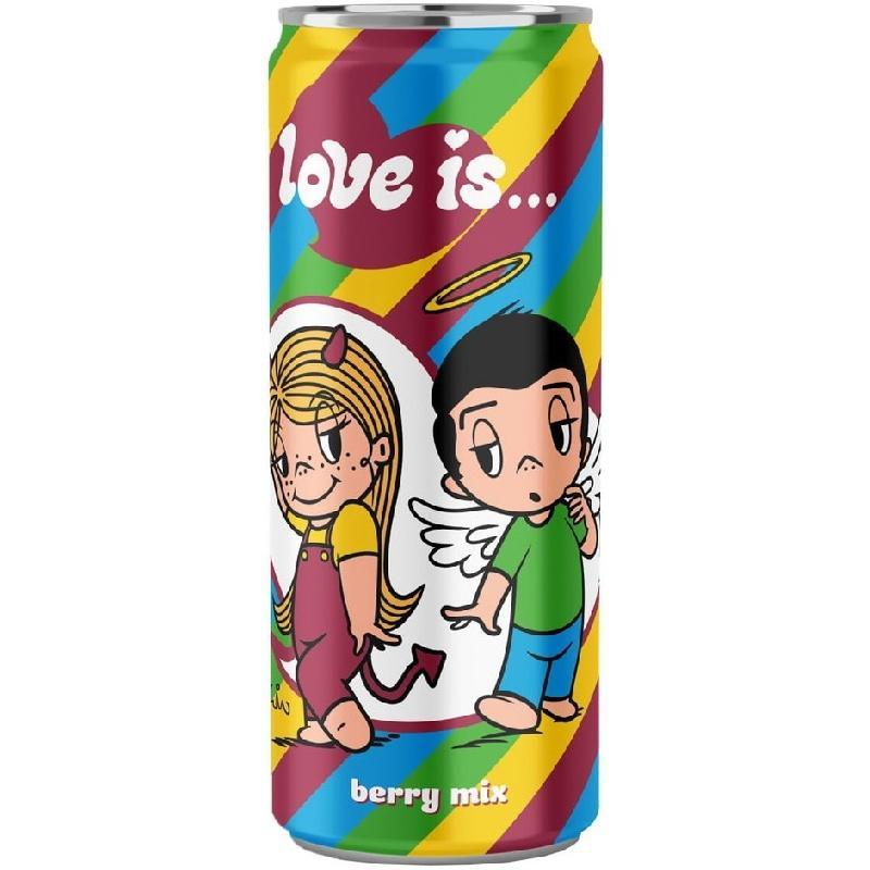 Напиток газированный Love is... ягодный микс 330 мл., ж/б