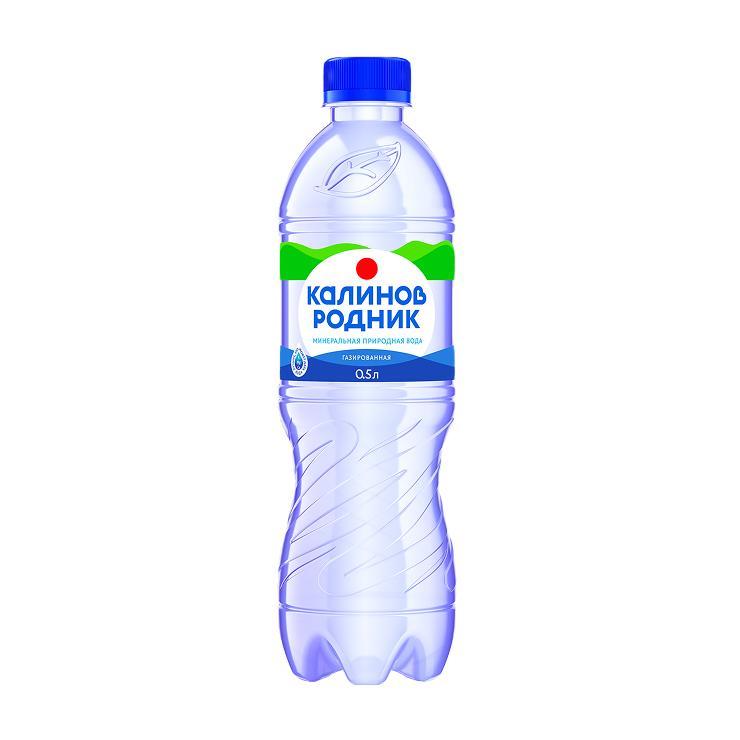 Вода газированная Калинов Родник минеральная 500 мл., ПЭТ