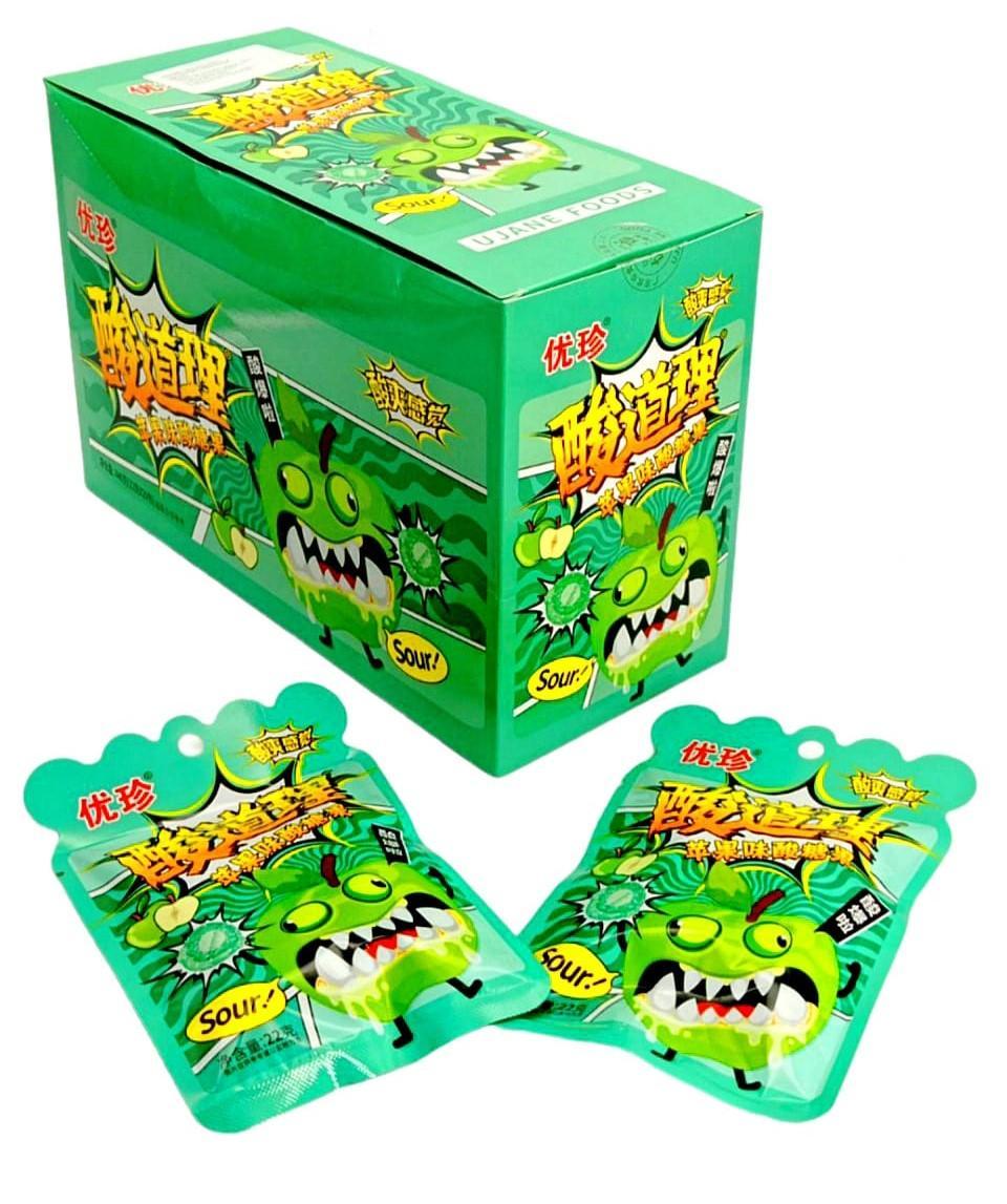 Конфеты Ujane Foods яблоко 22 гр., саше