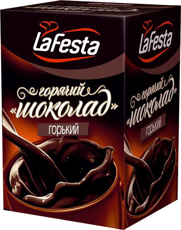 Шоколад горячий горький La Festa 22 гр., саше