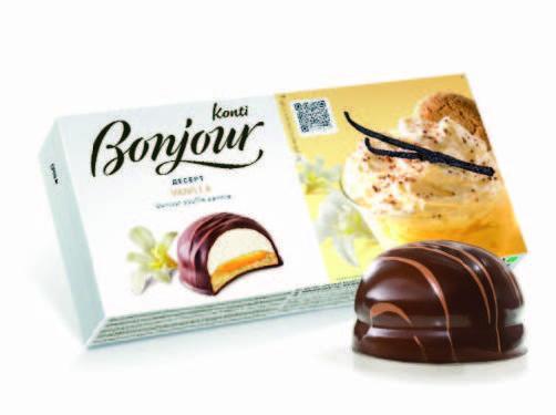 Десерт Bonjour ванильный 232 гр., картон