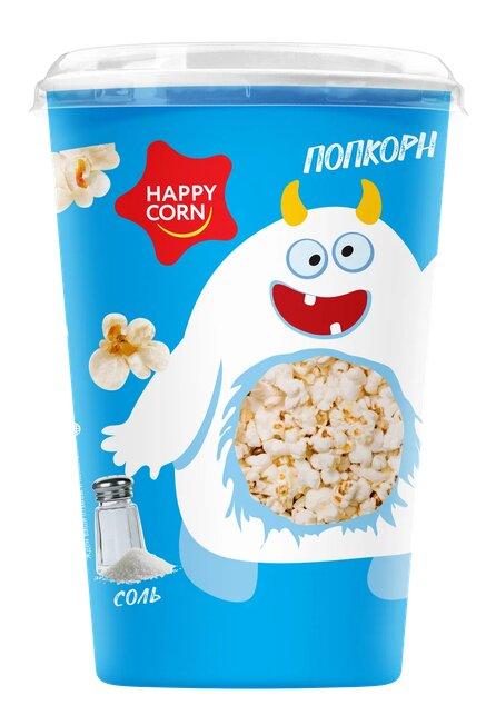 Воздушная кукуруза Happy Corn с солью 35 гр., картон