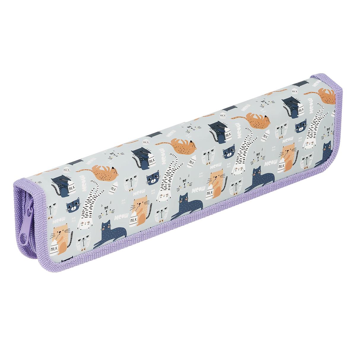 Пенал для кистей ArtSpaceMeow, 270*68мм, ламинированный картон