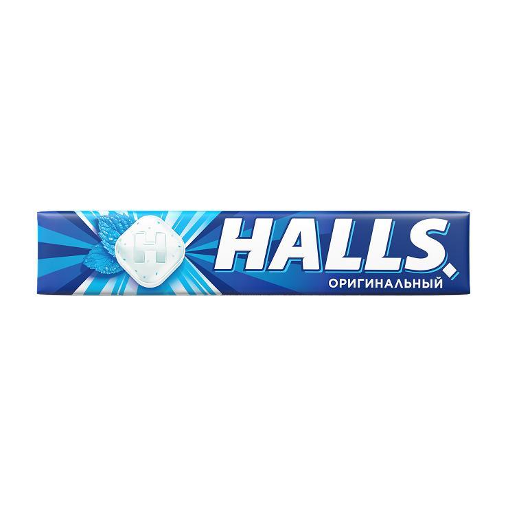 Карамель леденцовая Halls оригинальный 25 гр., бумага