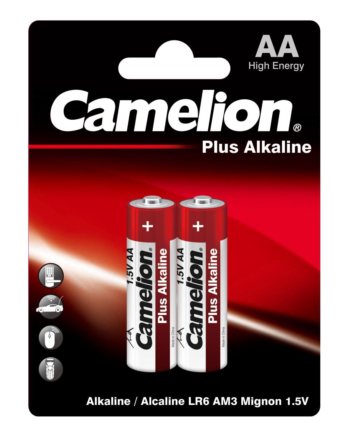Батарейка Camelion LR6 Plus Alkaline BL-2 1.5В 2шт