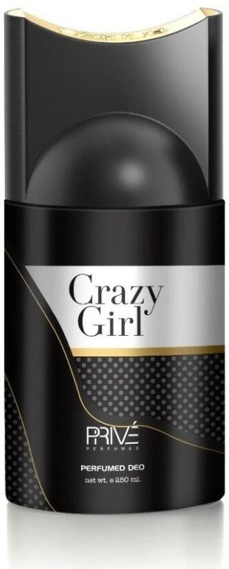 Дезодорант-спрей Prive CRAZY GIRL женский Carolina Herrera Good Girl 250 мл., баллон