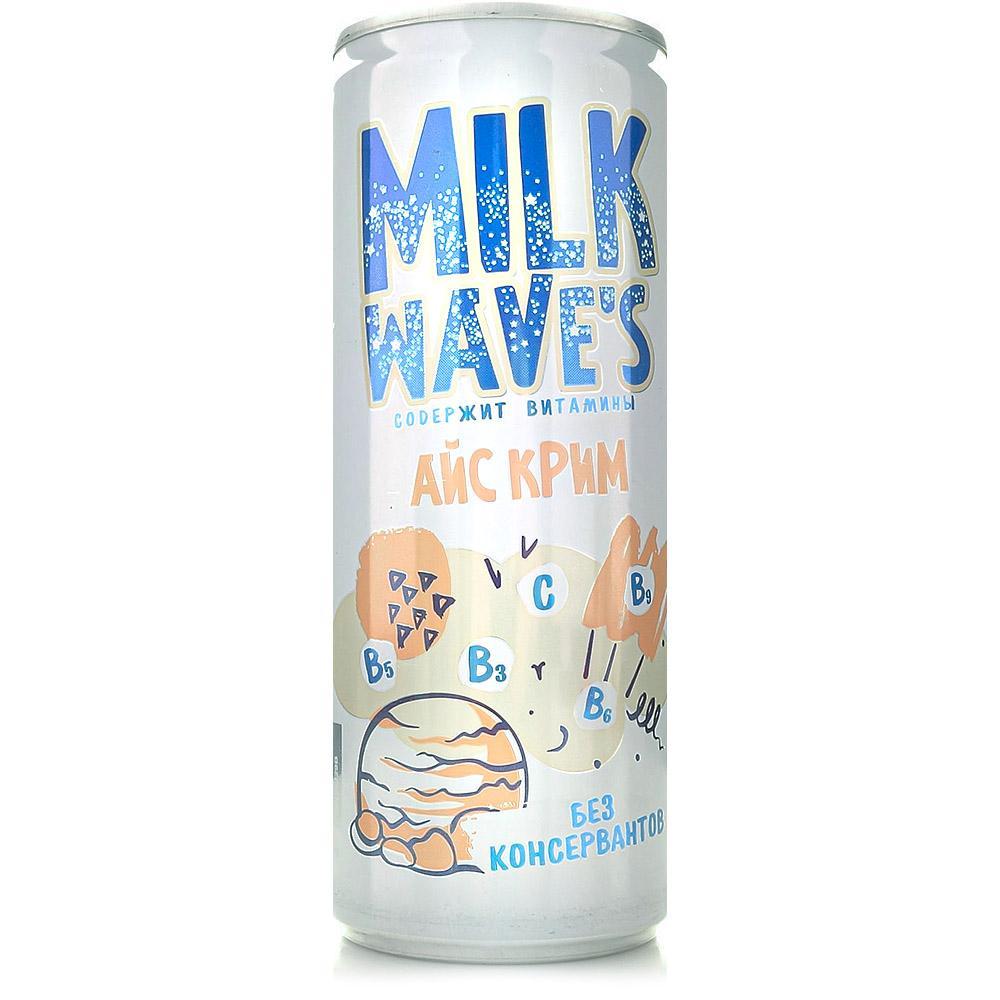 Напиток газированный Milk Waves Айс крим 250 мл., ж/б