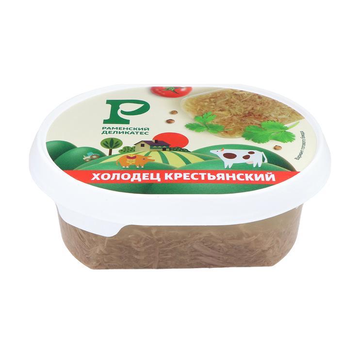 Холодец Раменский деликатес крестьянский мясной 300 гр., пластиковая упаковка