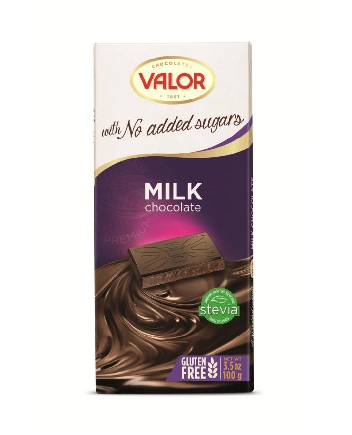 Шоколад Valor молочный с фундуком 250 гр., обертка