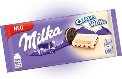 Шоколад Milka Oreo White 100 гр., флоу-пак