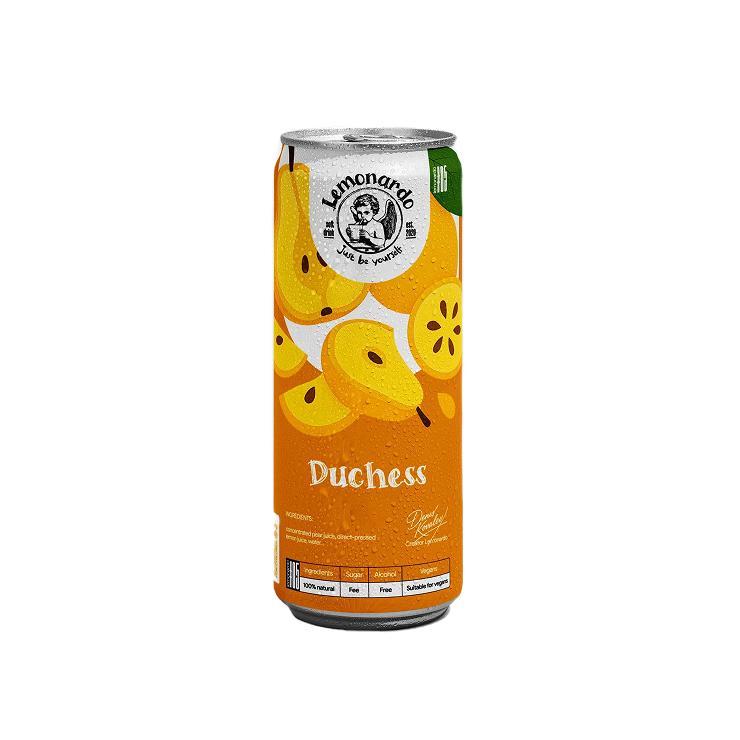 Напиток газированный Lemonardo Duchess дюшес без сахара 330 мл., ж/б