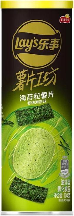 Чипсы Lay's Seaweed Flavor 104 гр., туба