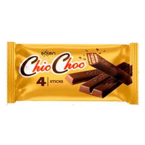 Вафли Solen Chic Choc в шоколадной глазури 34 гр., флоу-пак