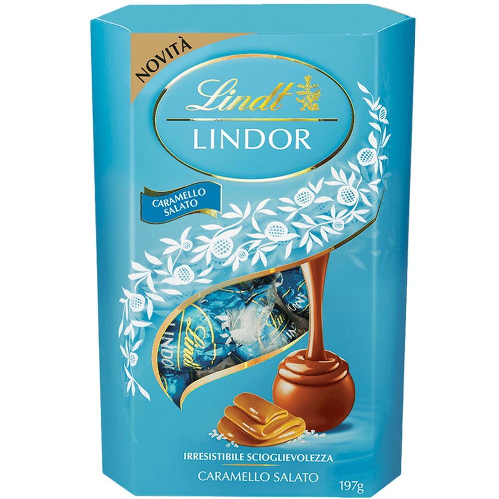 Конфеты LINDT LINDOR Соленая карамель 200 гр., картон