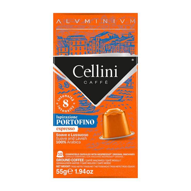 Кофе Cellini Portofino 100% Arabica в капсулах 10 шт. 55 гр., картон