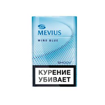 Сигареты с фильтром Mevius Wind Blue LSS, картонная пачка