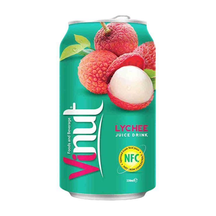 Напиток сокосодержащий Vinut juice drink личи Вьетнам 330 мл., ж/б