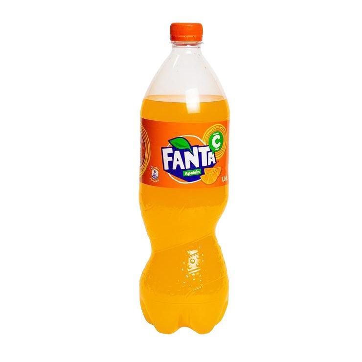 Напиток газированный Fanta апельсин 1 л., ПЭТ
