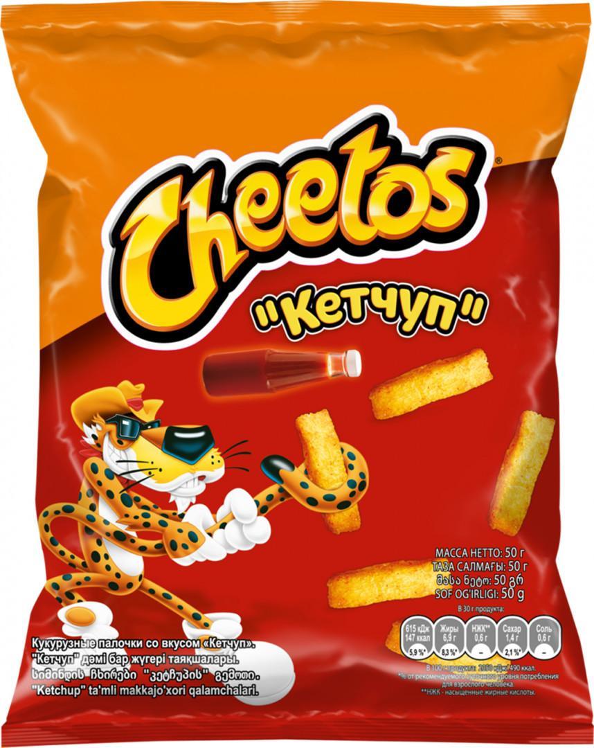 Чипсы Cheetos кетчуп 50 гр., флоу-пак