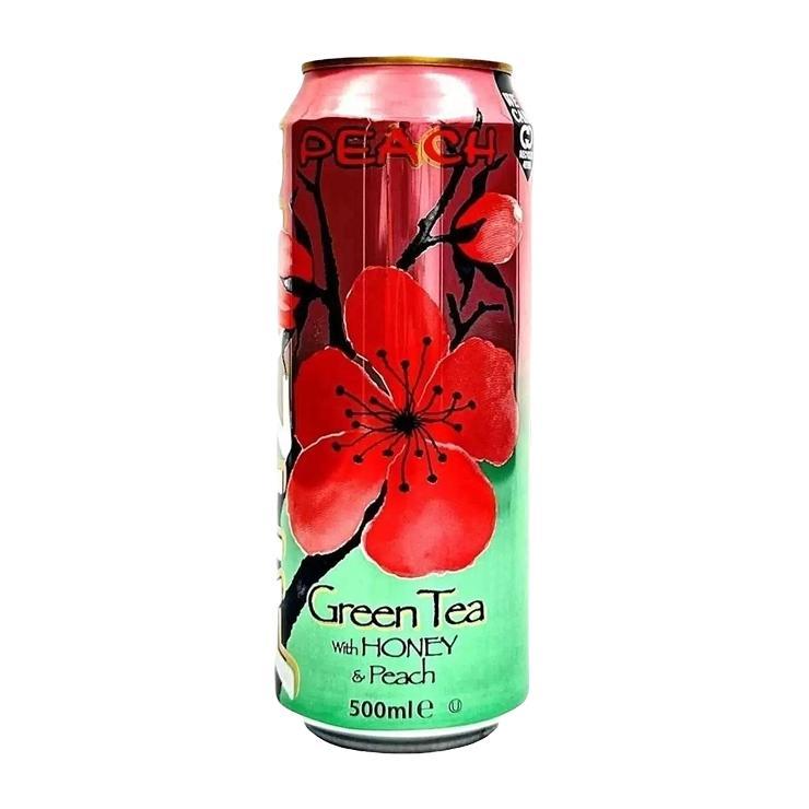 Чай холодный Arizona Green Tea Peach 500 мл., ж/б