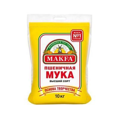 Мука Makfa Пшеничная высший сорт, Makfa, 10 кг., ПЭТ