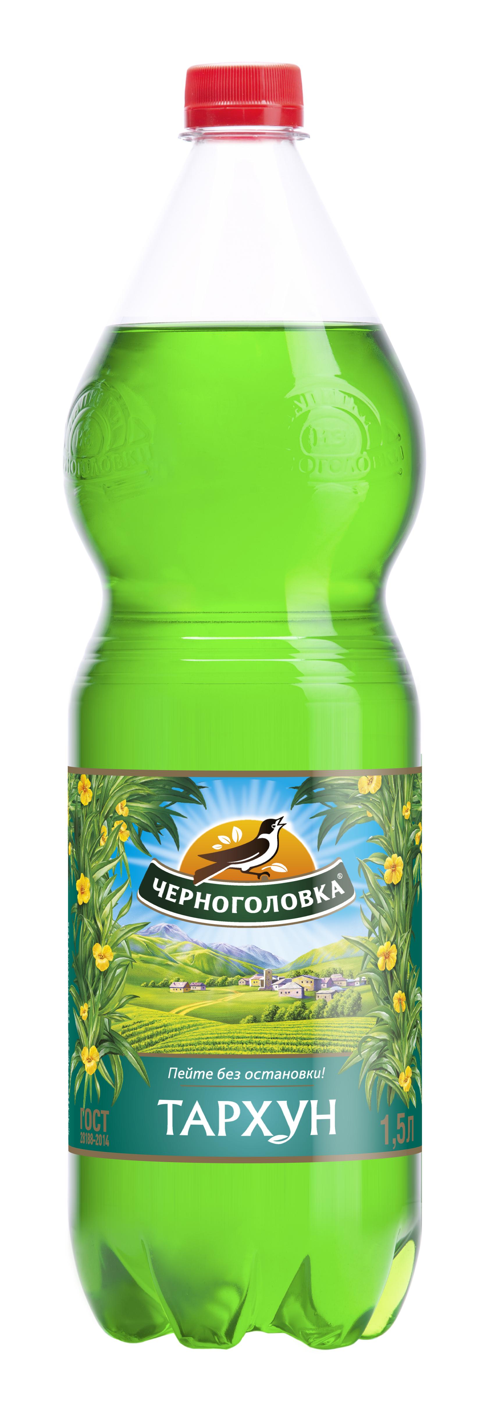 Газированный напиток Тархун Напитки из Черноголовки, 1,5 л., ПЭТ