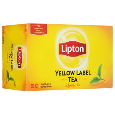 Чай Lipton Yellow label 50 пак
