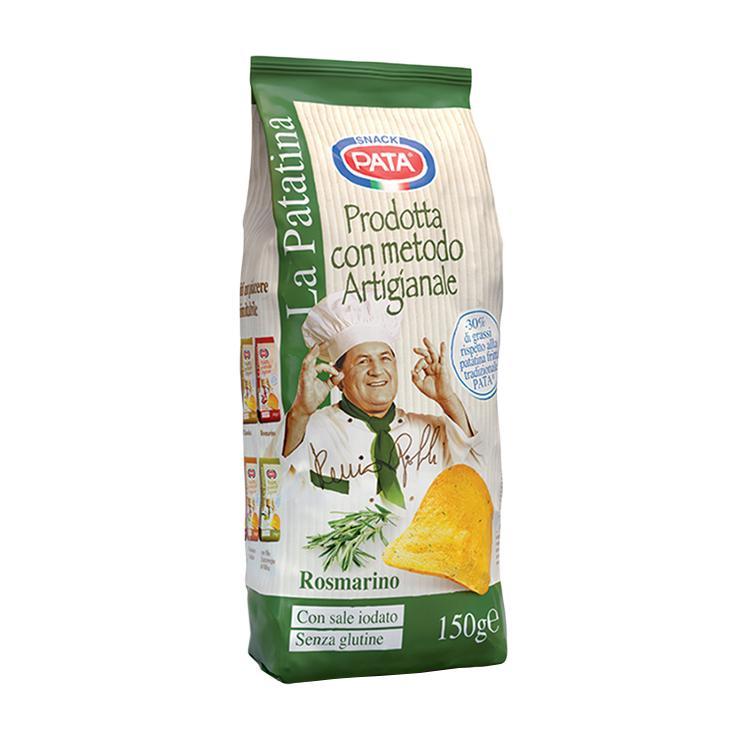 Чипсы из натурального картофеля Pata с розмарином 150 гр., флоу-пак