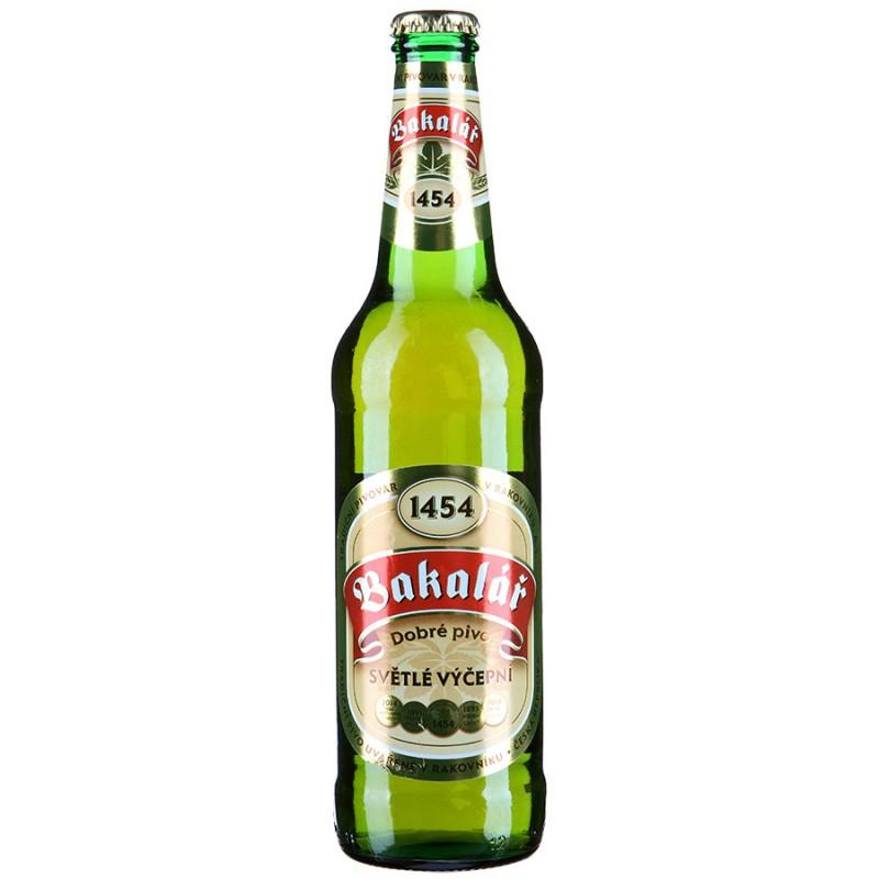 Пиво Bakalar светлое 4%, 500 мл., стекло