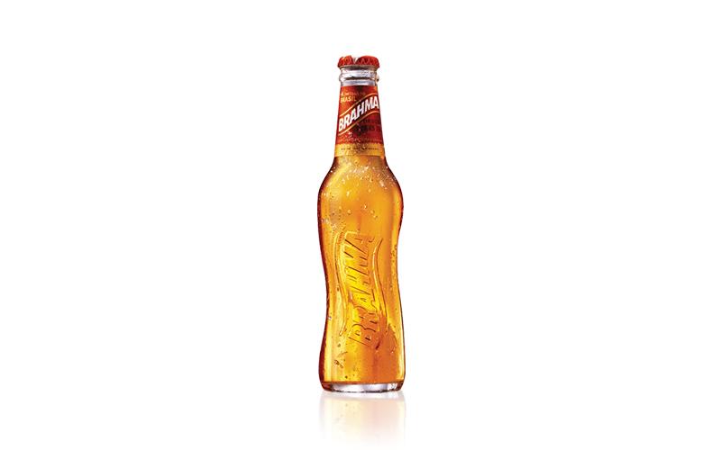 Пиво Brahma светлое пастеризованное 4,3% 450 мл., стекло