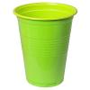 Стакан Диапазон, одноразовый пластиковый 180 мл., D70 мм., зеленый желтый 1/100/3000, пакет