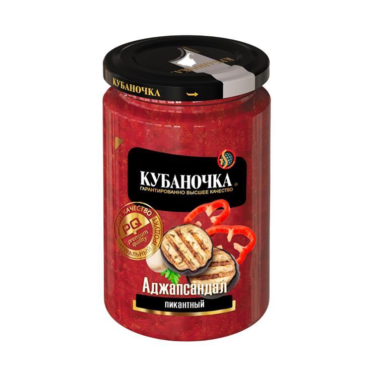 Соус Кубаночка аджапсандал пикантный 360 гр., стекло
