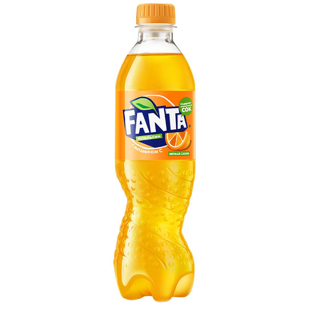 Напиток Fanta газированный, КЗ, 500 мл., ПЭТ