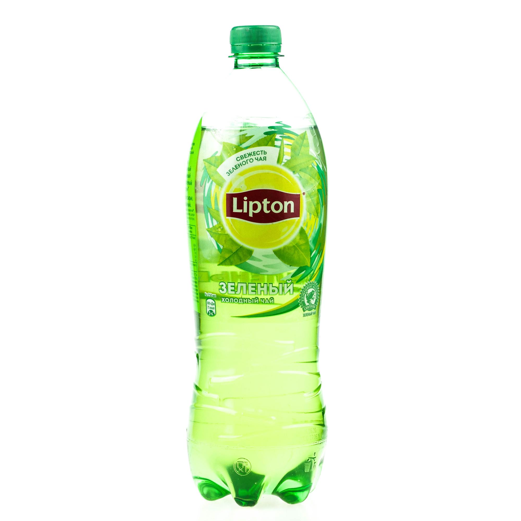Холодный чай Lipton зеленый 1 л., ПЭТ
