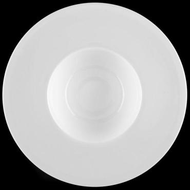 Тарелка для пасты Wilmax England 600 мл. 25,5 см. фарфор белый