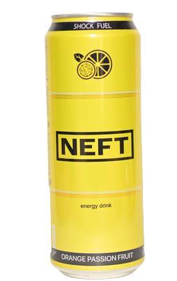 Напиток энергетический Neft со вкусом апельсин маракуйя 450 мл., ж/б