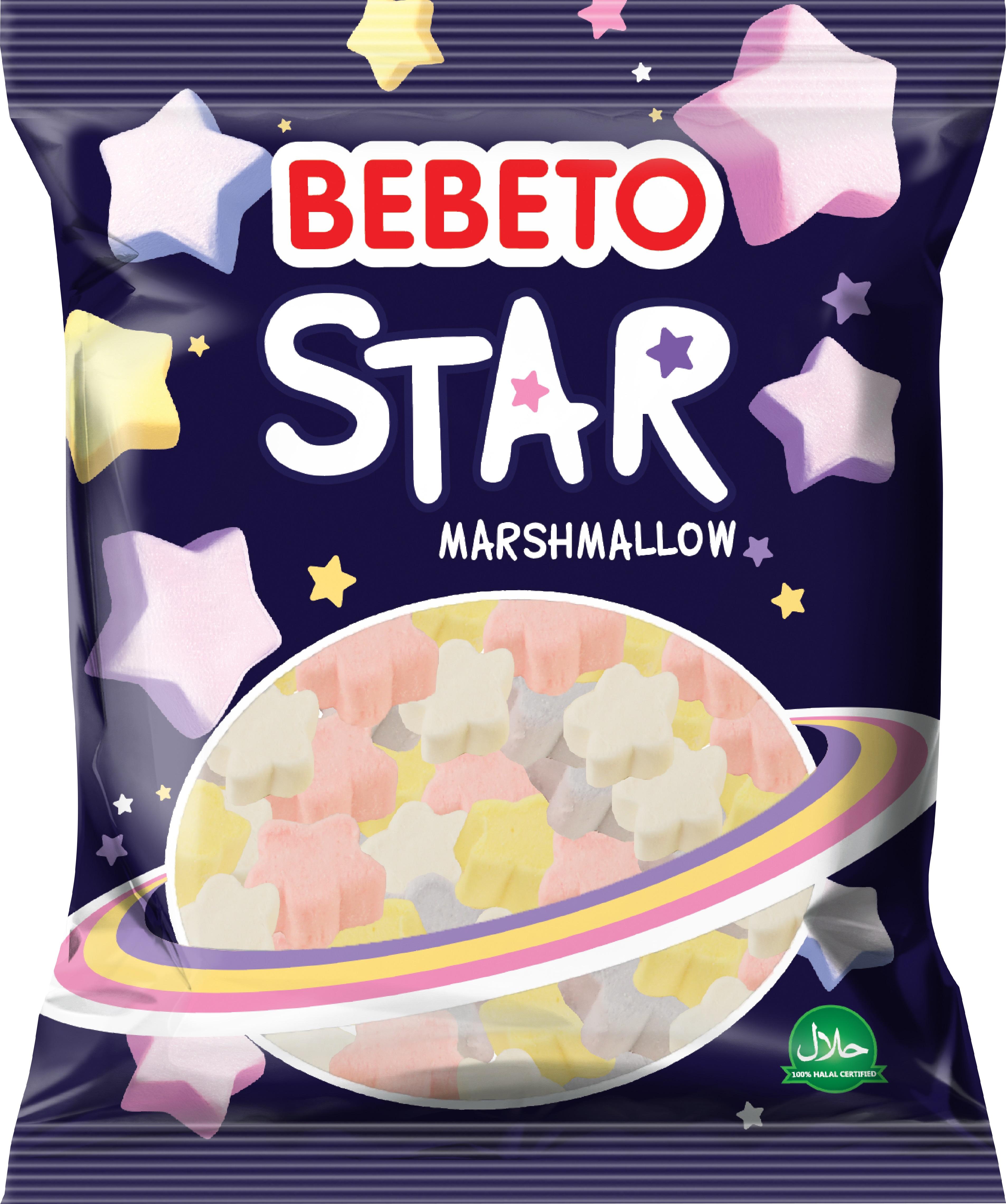 Суфле BEBETO Star маршмеллоу 30 гр., флоу-пак