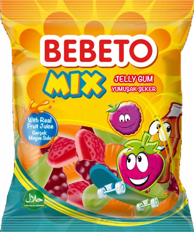 Мармелад жевательный Bebeto микс 70 гр., флоу-пак