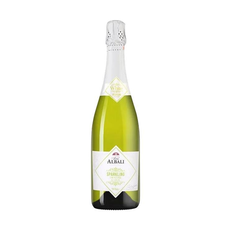Вино игристое Vina albali Sparkling White белое сухое безалкогольное 750 мл., стекло