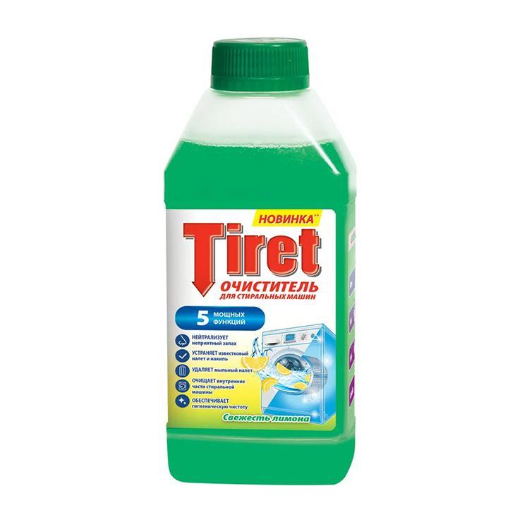 Очиститель для стиральных машин Tiret свежесть лимона 250 мл., ПЭТ
