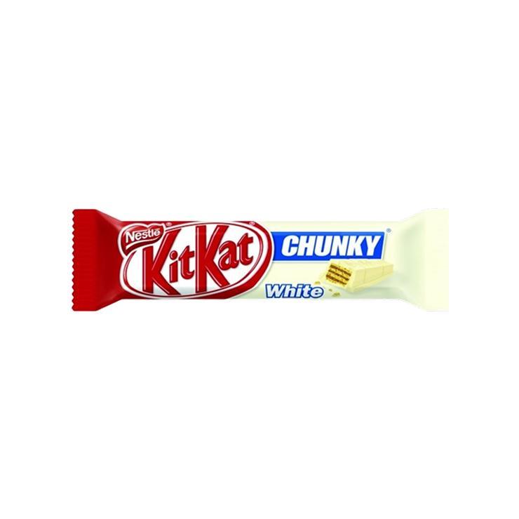 Батончик шоколадный KitKat Chunky White 40 гр., флоу-пак