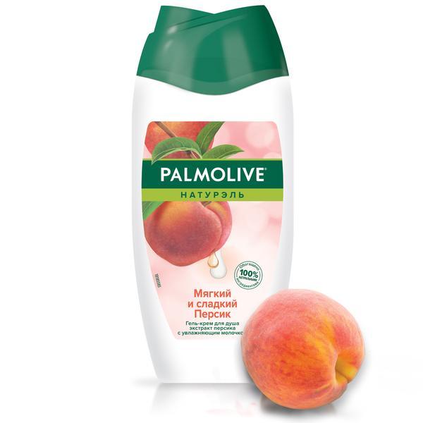 Гель-крем Palmolive Натурэль Мягкий и сладкий персик для душа женский 250 мл., ПЭТ