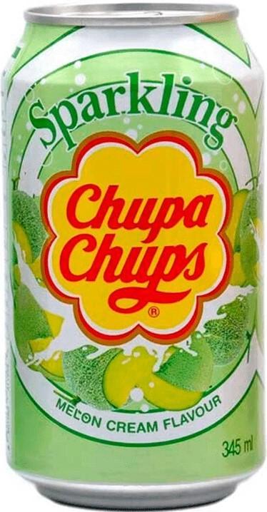 Напиток газированный Chupa Chups дыня 345 мл., ж/б