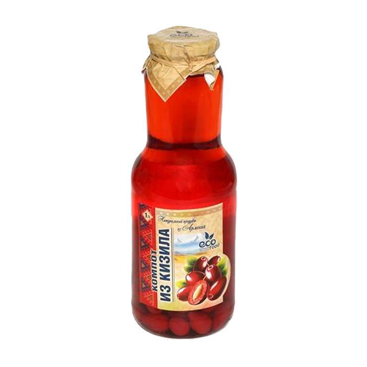Компот Ecofood из кизила 1 л., стекло