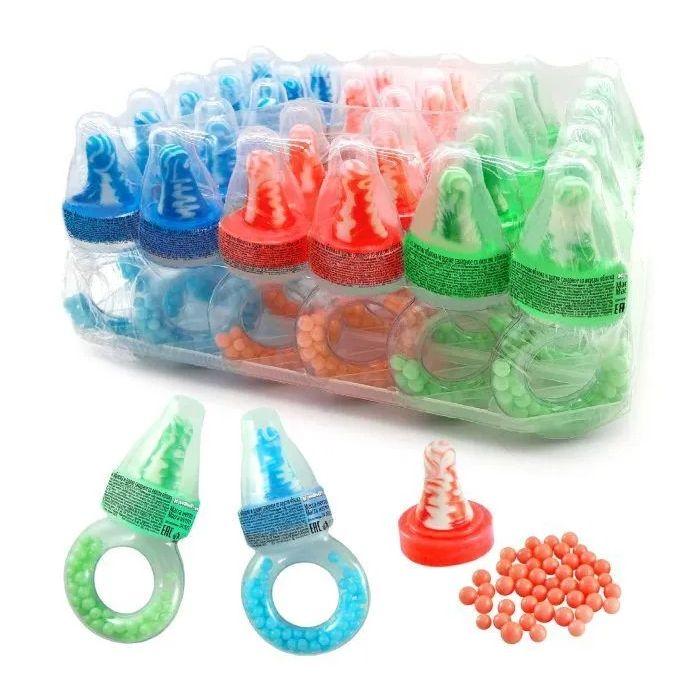 Карамель Конфитой соска погремушка с драже 5 гр., пластик