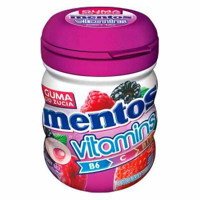 Жевательная резинка Mentos Vitamin Berry 50 гр., банка