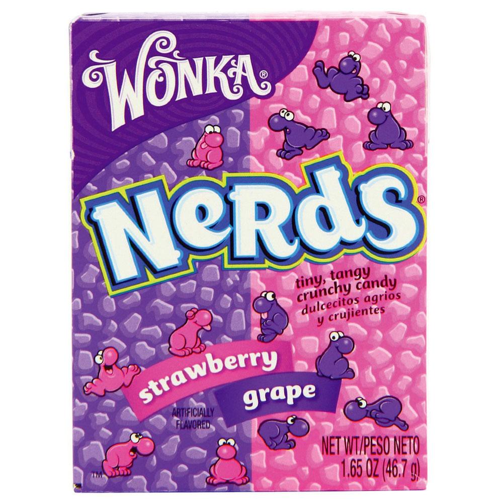 Конфеты Nerds Grape Strawberry 46 гр., картон