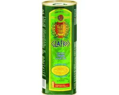 Масло оливковое Glafkos Extra Virgin, 1 л., жестяная банка