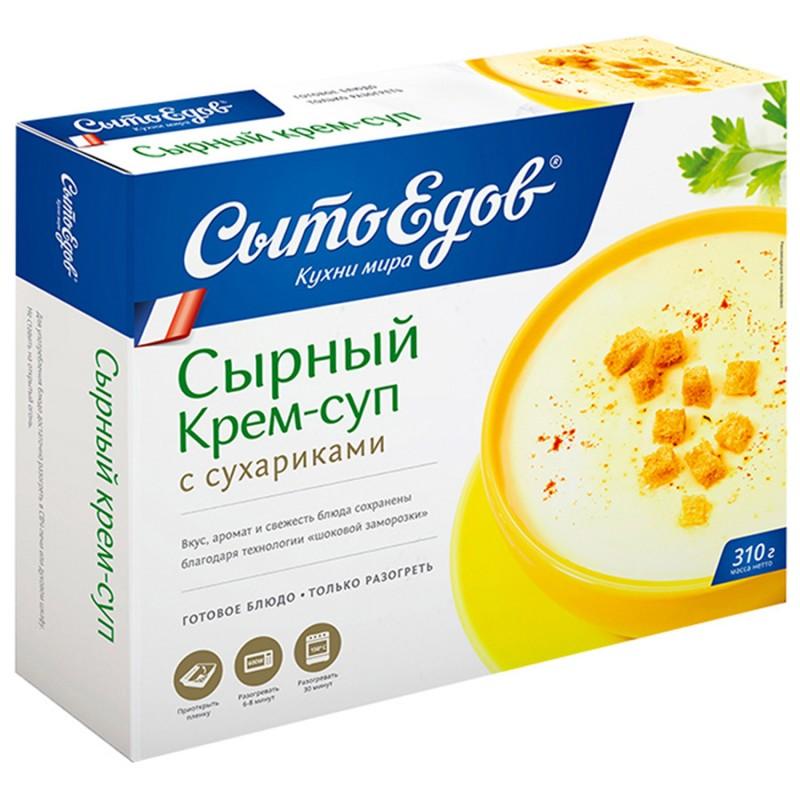 Сырный крем-суп Сытоедов с сухариками, 310 гр., картон