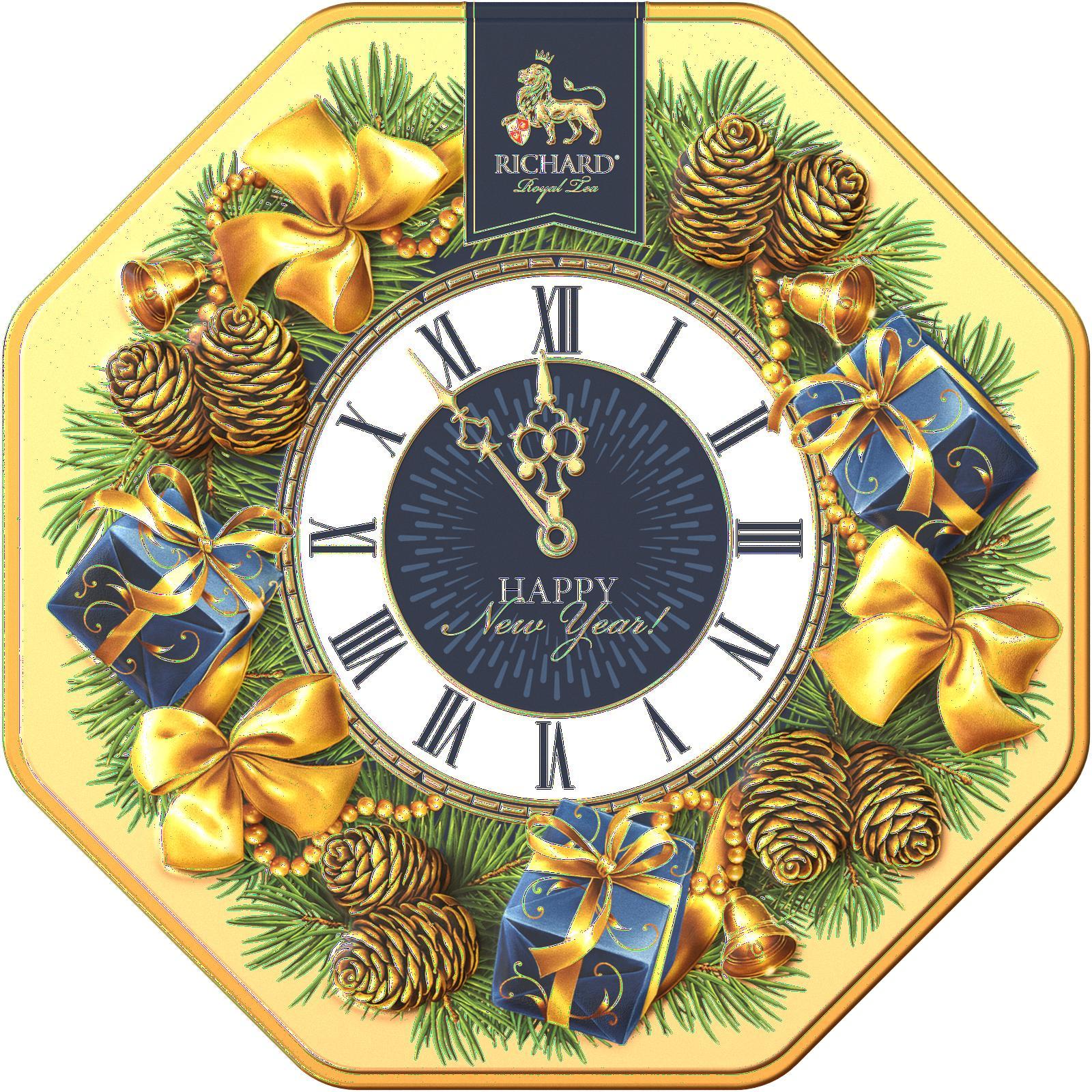 Чай черный Richard Have A Sparkling New Year! листовой 80 гр., ж/б